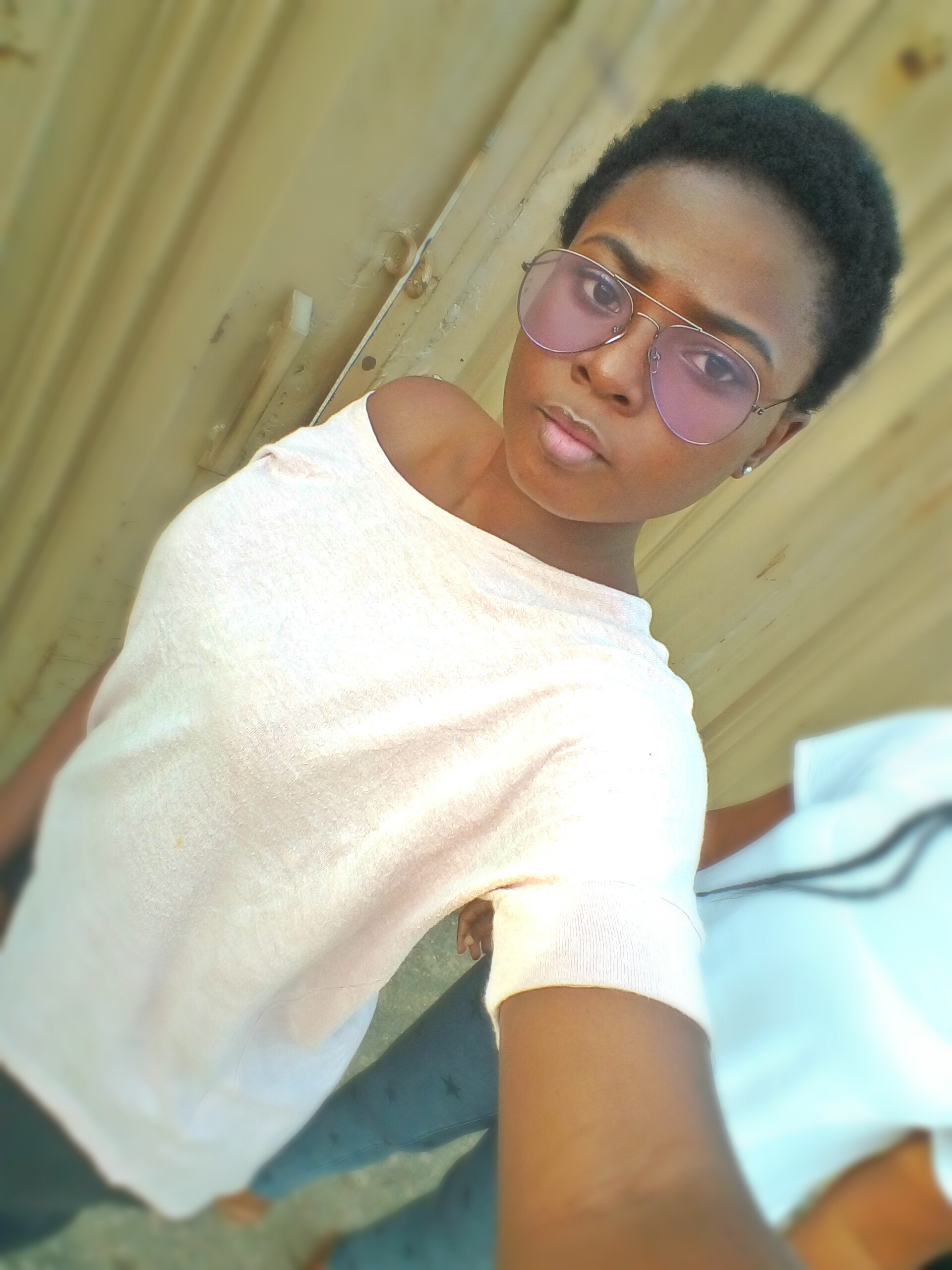Before hair treatment